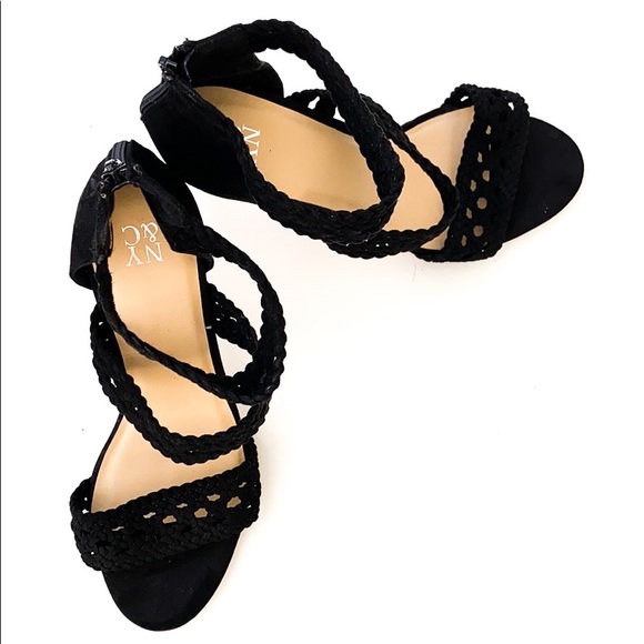 NY&C black Suede Sandle - Picture 9 of 9